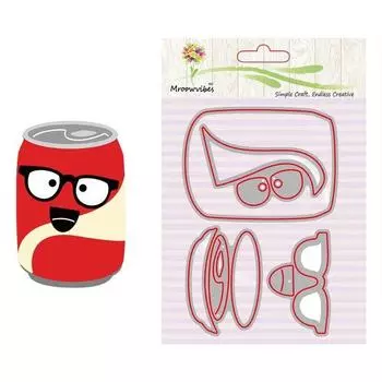 Банки для колы, вырубные штампы, металлический трафарет, сделай сам, скрапбукинг, альбом, бумажная карта, тиснение, ремесло, высечка, напиток