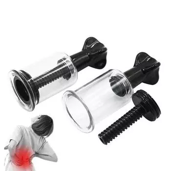 Банки для вакуумных банок, банки для массажа, банки для физиотерапии, ручной вращающийся баночный антицеллюлитный массажер