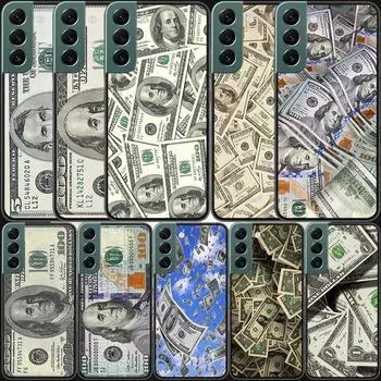 Банкнота доллар наличные деньги телефон для Samsung Galaxy S20 FE S21 Plus S22 S23 S24 Ultra чехол S10 S10E S9 S8 S7 Edge чехол силиконовый Samsung S9