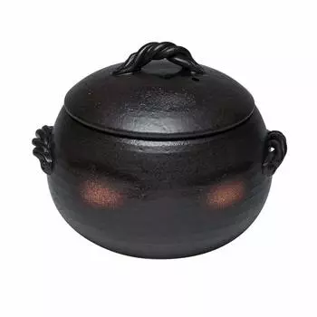Banko ware rice pot 3 cups black blowing 27-901 чёрный