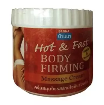 Banna Hot And Fast Укрепляющий массажный крем для тела 500 г 500 g