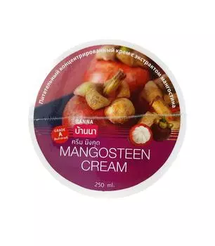 Банна крем Мангостин, алоэ вера, банан, манго, нони, кокос, жожоба, Mangosteen 250g