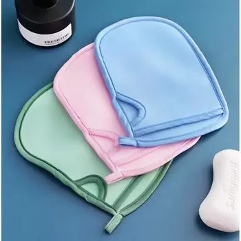 Банная губка, банное полотенце, бытовые грязевые ванны, перчатки для детей и женщин, безболезненное растирание, детские перчатки для купания #C17CE# жёлтый