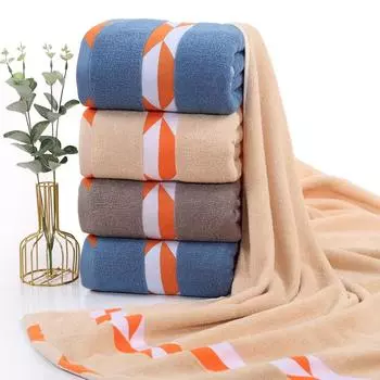 Банная простыня, домашнее однотонное большое банное полотенце, мягкая, приятная для кожи банная простыня, простое впитывающее полотенце для домашней ванной комнаты 140*70cm