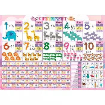 Банная школа Suji no Hyou Animal Bath Плакат Сделано в Японии Числа Обучение Образовательный Экзамен Размер B3 Водонепроницаемый