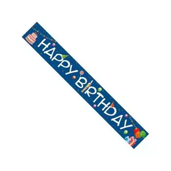 Баннер на день рождения Профессиональная фотостудия Товары для вечеринок Домашний декор Дети Полиэстер Наружная подвесная съемка 274x37cm