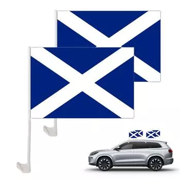 Баннер на окно автомобиля Шотландия полиэстеровый мини шотландский национальный флаг 30x45 см шотландский баннер декор для праздничного украшения автомобиля CHINA