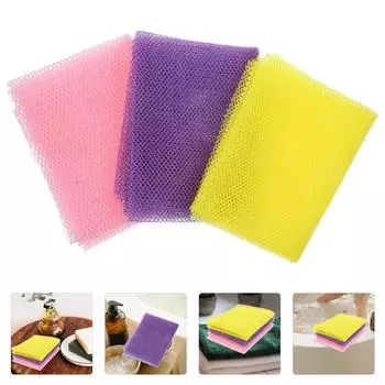 Банное полотенце бытовое нейлоновое банное полотенце с сильной дезактивацией утолщенная задняя полоска - 3 шт. One Size