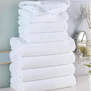 Банное полотенце для отеля 70 * 140 см - белый