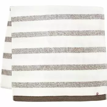 Банное полотенце Hayashi 60 x 120 см, сделано в Японии, полотенце Imabari Famille Border, коричневое, BI207026, прибл.