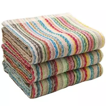 Банное полотенце Imabari Полотенце Мини Банное полотенце Набор из 3 полотенец Сделано из остатков ниток Эко-полотенце Сделано в Японии Отечественное производство Хлопок Приятный для кожи 40