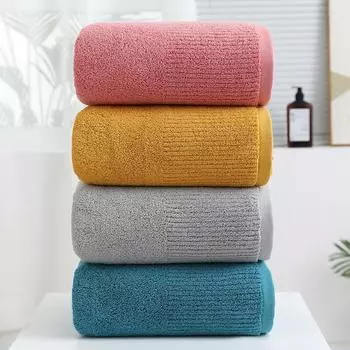 Банное полотенце из 100% чистого хлопка, очень большой размер, мягкое, с высокой впитываемостью, быстросохнущее, большой размер для отеля, роскошное банное полотенце для дома 90x180cm синий