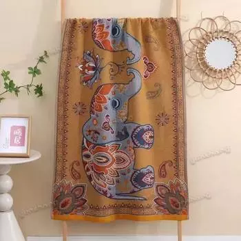 Банное полотенце из хлопчатобумажной марли 80X160 см, очень впитывающее и мягкое, унисекс, ворсовое одеяло, банное полотенце 80X160cm