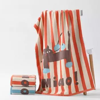 Банное полотенце из хлопка класса А с рисунком жаккарда увеличенное для взрослых впитывающее детское утолщенное быстросохнущее банное полотенце из хлопка класса А большое банное полотенце 70*140cm