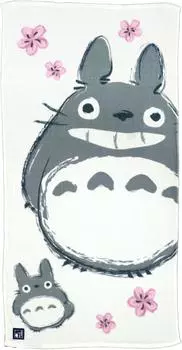 Банное полотенце Marushin Ghibli Мой сосед Тоторо 60 x 120 см Весенний бриз и Тоторо Сделано в Японии Марлевое полотенце Imabari 1005022000 Прибл.