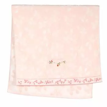 Банное полотенце nishikawa Банное полотенце из хлопка Wedgwood Wild Strawberry Strawberry Smooth Ruched Soft Pink TT11304606P [Nishikawa] 100% розовый
