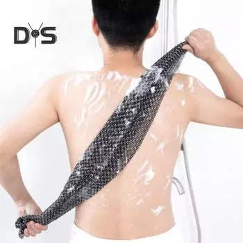 Банное полотенце Отшелушивающее действие Мягкая кожа Большое полотенце для мытья Специальные плетеные нити Отшелушивающее полотенце для чувствительной кожи розовый