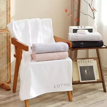 Банное полотенце, приятное для кожи, прочное, мягкое, легкое, класса А, из хлопка класса люкс, длинноволокнистое банное полотенце из хлопка класса люкс для отелей, простое банное полотенце из хлопка, мягкое, впитывающее влагу 70*140cm
