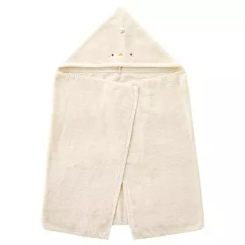 Банное полотенце с капюшоном, банное полотенце-халат, цвет слоновой кости, сделано в Японии слоновая кость