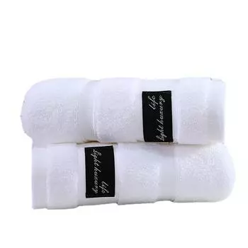 Банные полотенца 35x75 см, набор из 2 шт., хлопковые, плотные и мягкие, впитывающие, полотенца для ванной комнаты класса люкс для отелей и спа, белые, синие, серые 2pcs 35X75CM