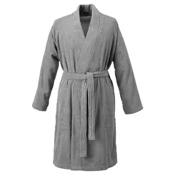 Банный халат серый (размер L/XL), ROCKAN Bath Robe Grey (size L/XL), IKEA