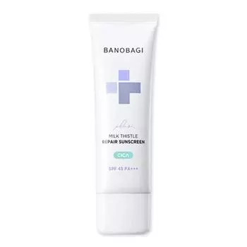 BANOBAGI Milk Thistle Repair Sunscreen Plus SPF45+ PA+++, Kbeauty, корейская косметика, пробник
