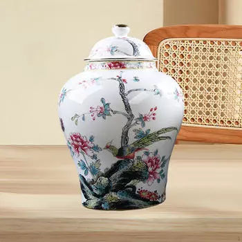 Баночка для имбиря, традиционная фарфоровая ваза для цветов в виде храма, центральная часть домашнего стола Style A