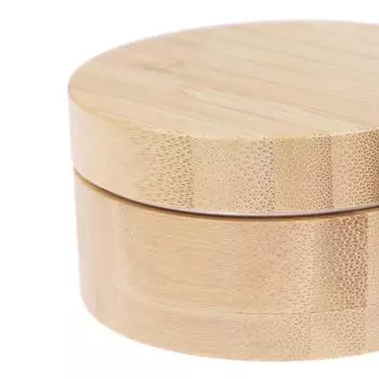 Баночка для крема из бамбука, маска для дизайна ногтей, многоразовый пустой контейнер для косметики, коробка для хранения бутылочек 10/15/30/50/60/80/100 г 10g