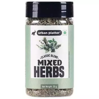 Баночка для шейкера Urban Platter Mixed Herbs, 35 г / 1,2 унции [Смесь приправ из орегано, розмарина, базилика, тимьяна]