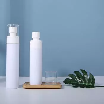 Баночка Косметическая бутылка Лосьон Подбутылка Пустая бутылка-распылитель Многоразовые контейнеры Бутылка с вакуумным насосом transparent 60ml