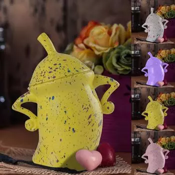 Баночки с модными баночками Симпатичные кухонные банки для хранения продуктов с герметичными крышками One Size темно-фиолетового