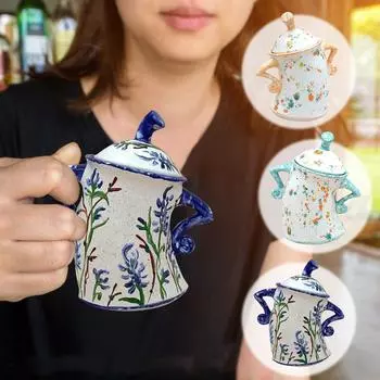 Баночки с модными баночками Симпатичные кухонные банки для хранения продуктов с герметичными крышками One Size