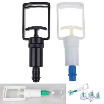 Баночный насос Поглотитель влаги Антицеллюлитный вакуумный баночный насос Баночный насос белый