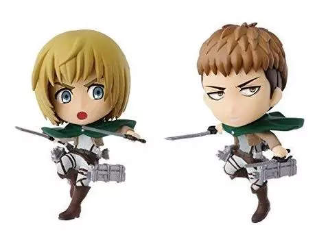 BANPRESTO 2.5 Атака титанов: Набор фигурок Армина Арлерта и Жана Кирштейна «Чиби Кюн-Чара»