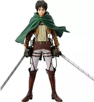 Banpresto Attack on Titan 10.3-Inch Eren Yeager Master Stars Piece Figure + Vertical Maneuvering Equipment