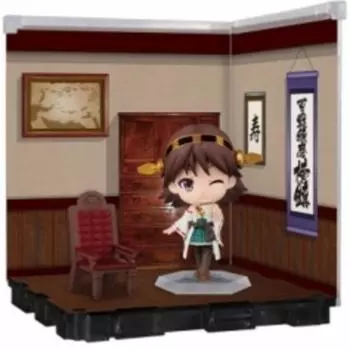 Banpresto Banpresto Первая лотерея Chibi Kyun Cara Fleet Collection KanColle Ceylon Tea Party vol 1 Battlecruiser Hiei Stage Set для Японии