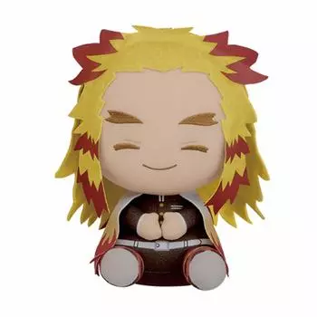 Banpresto Demon Kimetsu no Yaiba Big Pofut плюшевая игрушка Андзюро Ренгоку, убийца отдельных предметов
