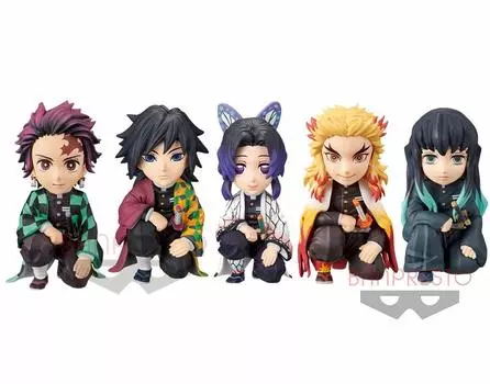 Banpresto Demon Kimetsu no Yaiba WCF World Коллекционная фигурка Перед домом Танджиро Камадо Все 5 типов набора Slayer vol.1 и ver.