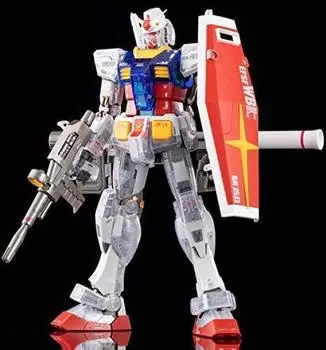 Banpresto Ichiban Kuji Collaboration Mobile Suit Gundam Gunpla B Prize Gundam Solid MG1/100 RX-78-2 Ver.3.0 Clear/Reverse