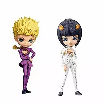 Banpresto JoJo s Bizarre Adventure Golden Wind Q Posket Фигурка Джорно Джованна и Бруно Буччеллати