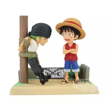 Banpresto One Piece Log Story Monkey D. Luffy & Roronoa Zoro Bandai Spirits World Collectable Figure