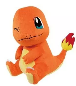Banpresto Pokemon Посмотрите на хвост Огромный плюшевый Чармандер Приз Развлечения оранжевый