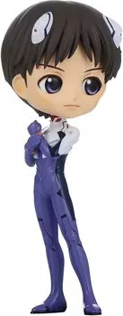 BANPRESTO Evangelion Shinji Ikari Plugsuit Style Q щечки Версия B Статуэтка