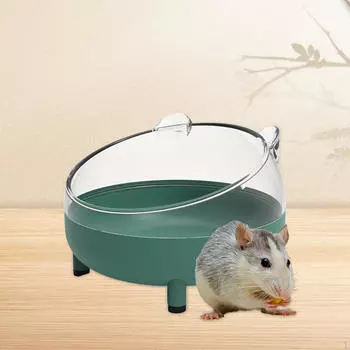 Баня для животных, песочница для хомяков, сауна для шиншилл, темно-зеленого