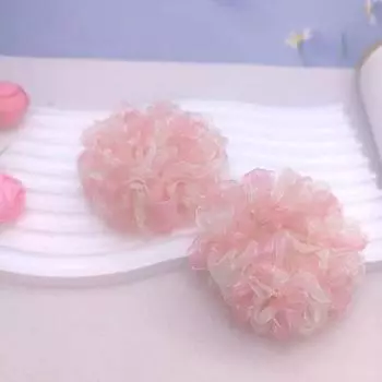 Бант для волос Фантазийный Галстук Эластичные резинки для волос Пряжа Шелковый цветок Головной убор Эластичная резинка для волос для девочки для аксессуаров для волос Женщина