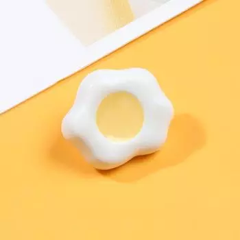 Бант Мультяшные пуговицы Детская одежда Куртка Свитер Декоративные пуговицы Аксессуары Детская одежда Красивые маленькие пуговицы 8 #white plus yellow * 17mm * 20mm