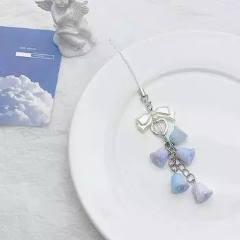 Бант Сердце Телефон Шнурок Милый Эстетический Колокольчик Бисерный Брелок Для Женщин Девочек Y2K Брелок Универсальное Украшение Сумки