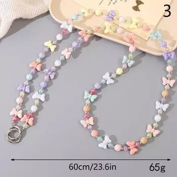 Бант телефон шнурок длинный кроссбоди ожерелье цепь ручной работы пластиковый ремешок анти-потеряшка слинг универсальный зажим сумка для телефона чехол