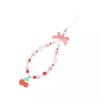 Бант-узел, бусина, ремешок для телефона, цепочка с узлом, брелок для мобильного телефона, брелок для женщин и девушек, сумка, камера, кулон