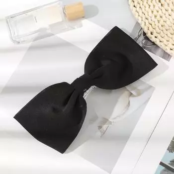 Бантик Черно-белые Заколки Зажим-уточка Женские Элегантные Зажимы Большая Заколка Акриловая Заколка для Волос Аксессуары для Волос Зажим-уточка